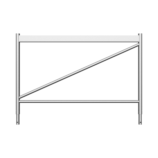 Stirngeländerrahmen (für Gerüstböcke), verzinkt 