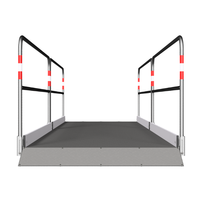 Alu-Grabenbrücke 5,50 m lang, 1,30 m  