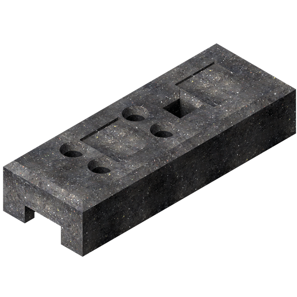 Bauzaunfuß aus Kunststoffrecycling 20.0 kg