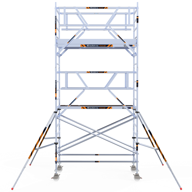 Movar Rollgerüst 135, Arbeitshöhe 6,3 m 