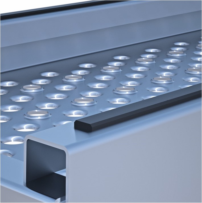 Gerüstbohle aus Stahl  Breite 0,30 m (systemfrei) 