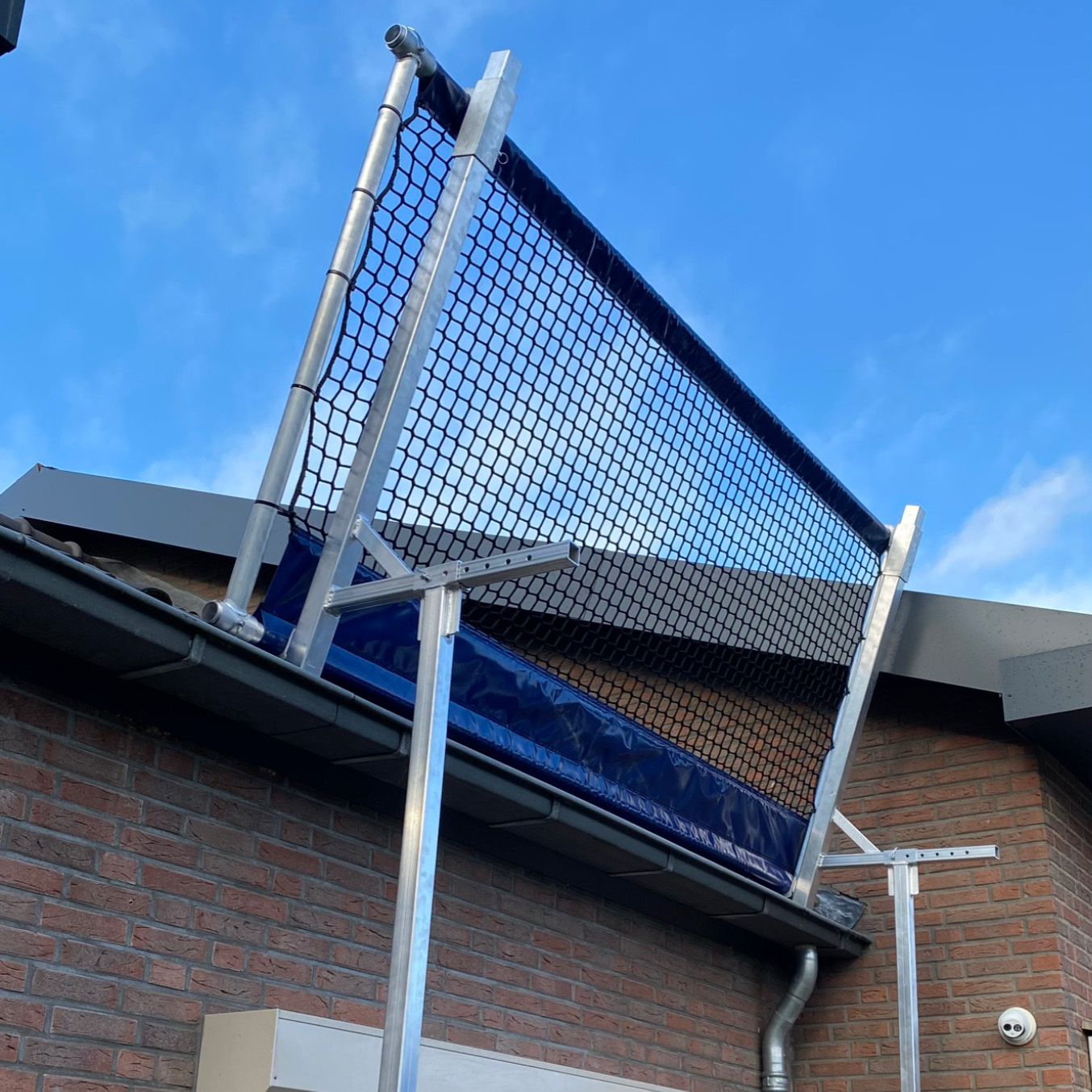 ASC protection de bord de toit cadre + filet de sécurité 2 m