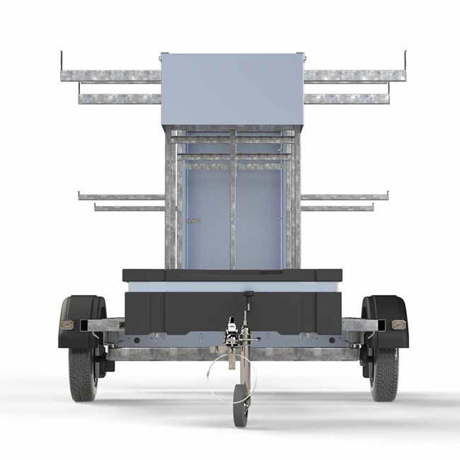 ASC X-Carrier Gerüstanhänger 3,05 m, abschließbar 