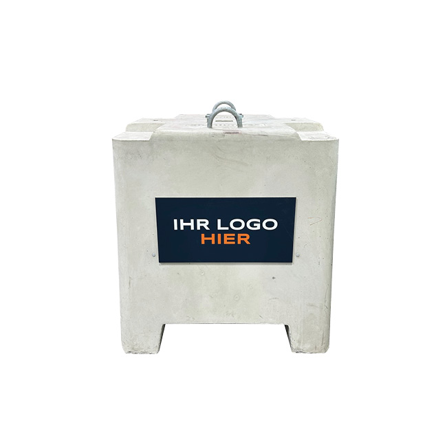 Betonblock / Betongewicht 1 t, 80x80x80 cm 