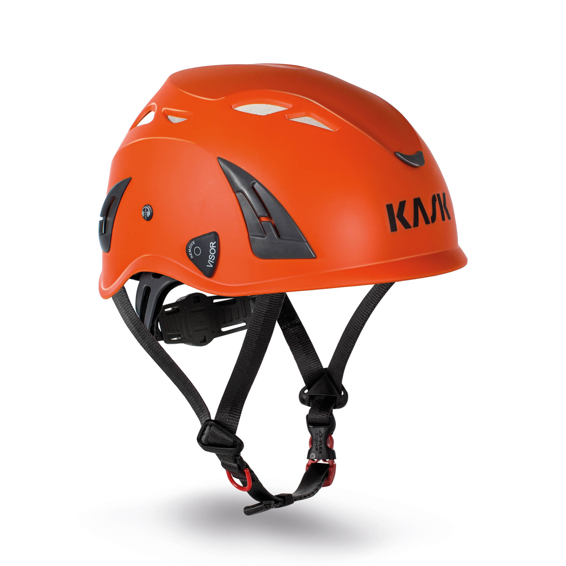 Kask Arbeitsschutzhelm mit Nackenschutz Plasma AQ, EN 397, Gerüstbauhelm 