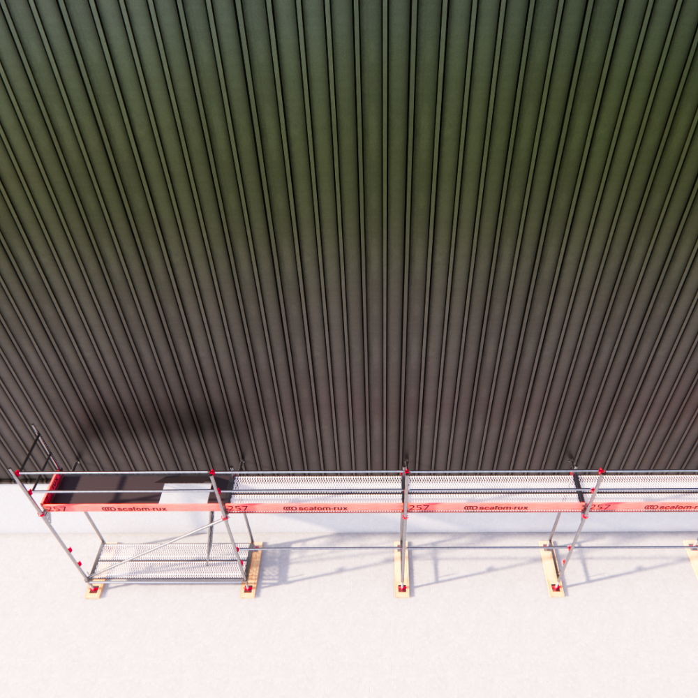 Rux Framescaff Fassadengerüst 45 m² | Komplettes Gerüstpaket - technisch kompatibel zu Layher 