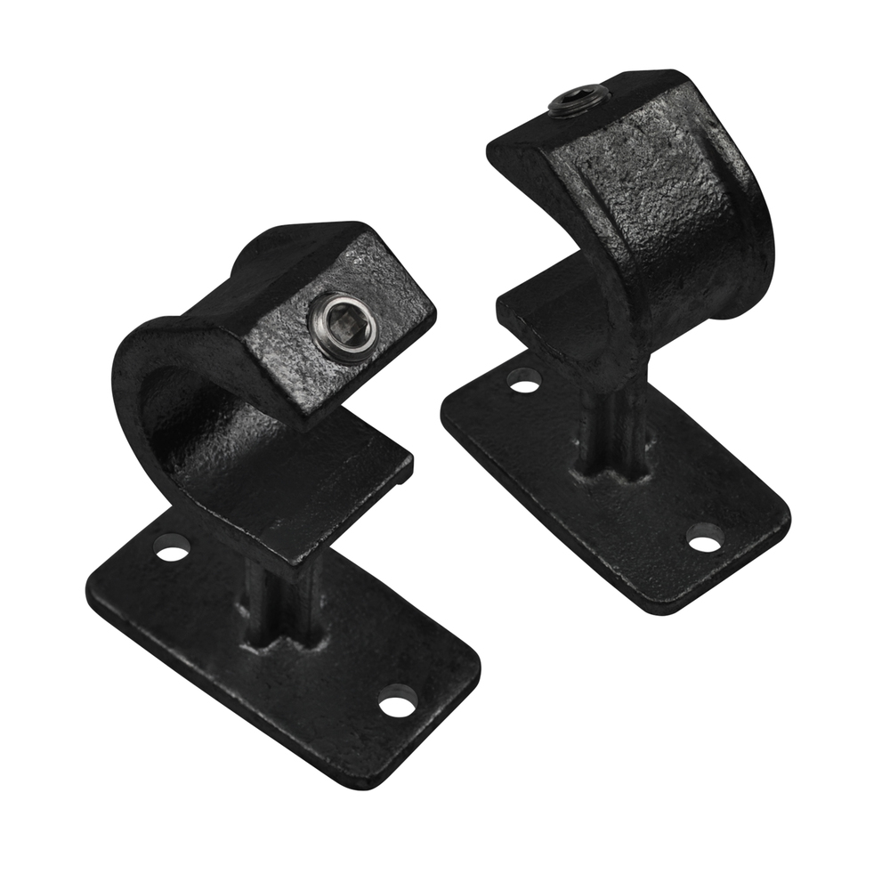 Typ_35 Rohrverbinder Handlaufhalterung offen Ø 26,9 mm (schwarz) 