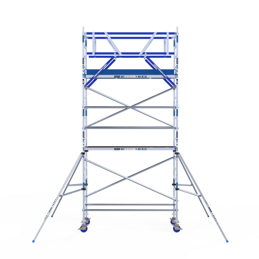 ASC Rollgerüst 90 Quick Lock, Arbeitshöhe 6,3 m 2.50 m Holz