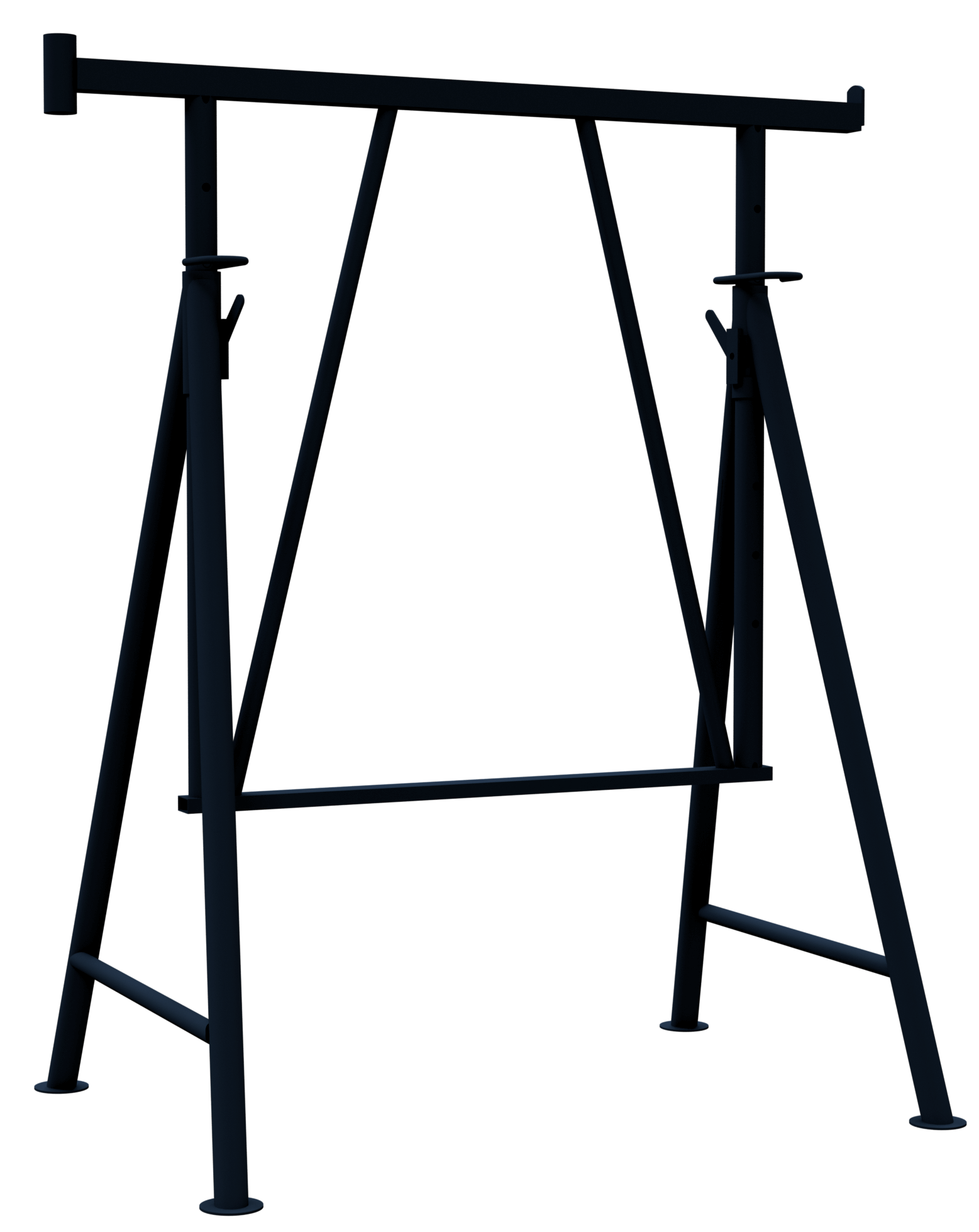 Faltgerüstbock "Compakt S 1200", braun lackiert Gr. 3 B 1.2 x H 1.20-1.95 m