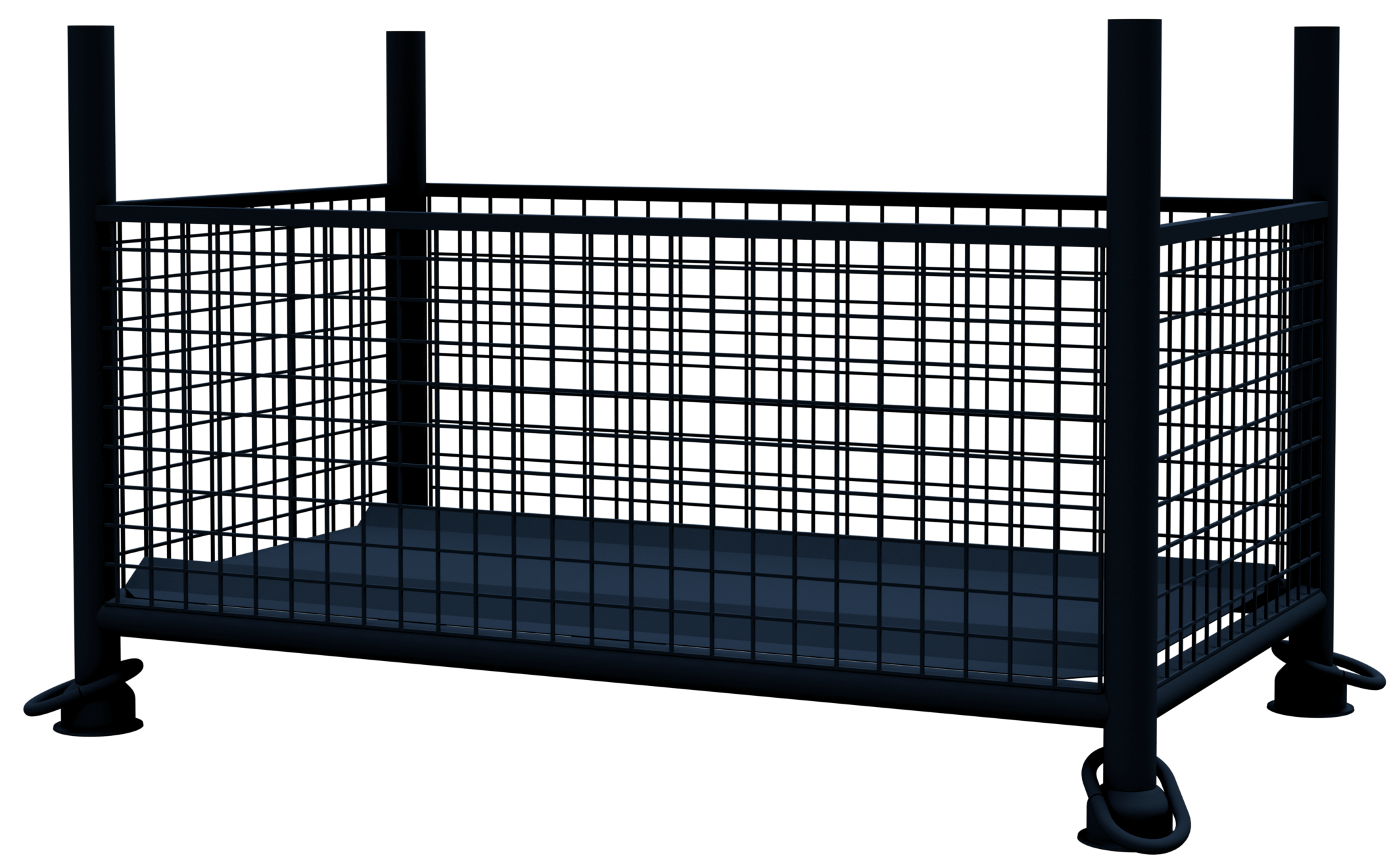 Gitterbox (Gitterboxpalette), 130 x 70 x 70 cm 