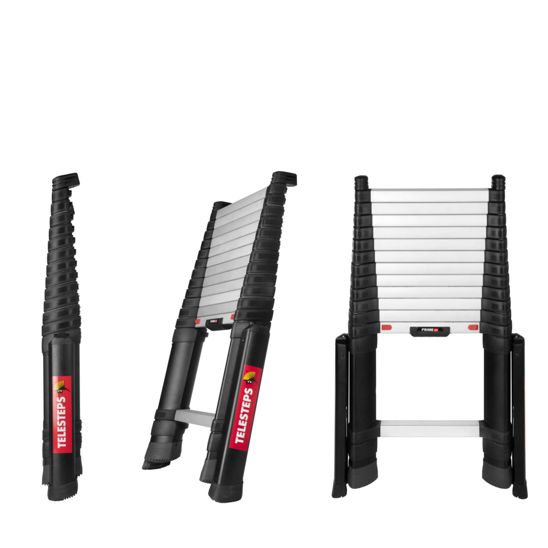 Telesteps Prime Line 4,1 m mit Stabilisatoren, Teleskopleiter extra stark (72241-781), gebraucht 