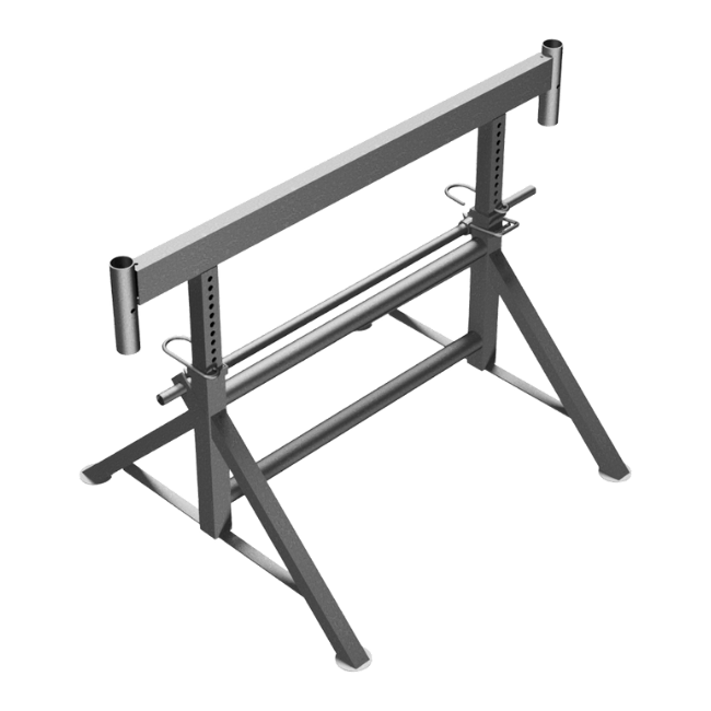 Kurbel-Gerüstbock K1200, verzinkt B 1.20 m H 0.65-1.10 m