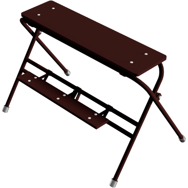 Arbeitstritt, 2 Stufen B 1.00 m H 0.70 m