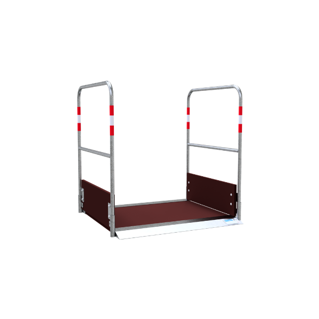 Grabenbrücke aus Holz 1,00 m x 1,00 m 