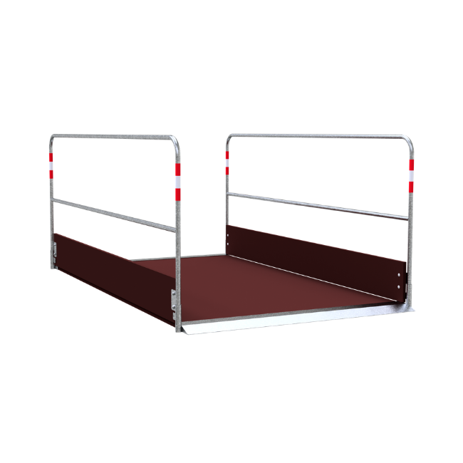 Grabenbrücke aus Holz 2,70 m x 1,50 m 