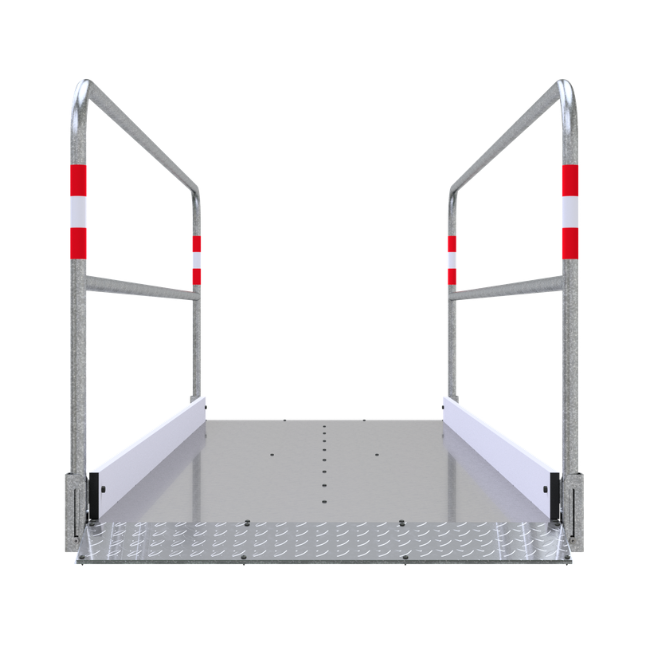 Grabenbrücke aus Aluminium, 1m breit 