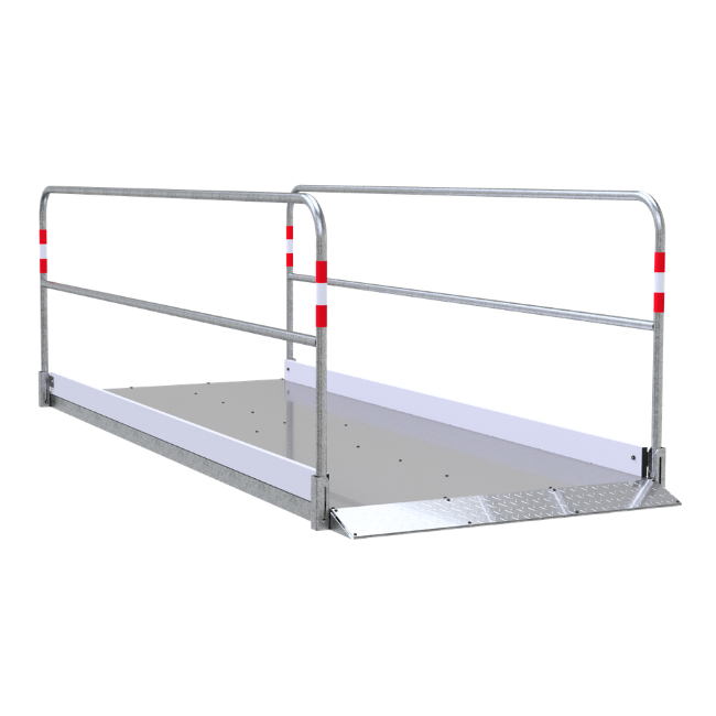 Grabenbrücke aus Aluminium 1,20 m breit 