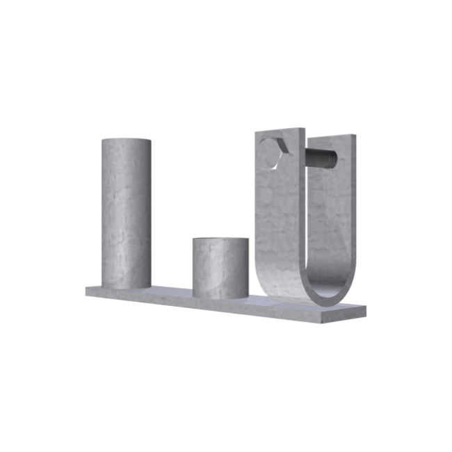 Drehgelenk Bauzauntor 