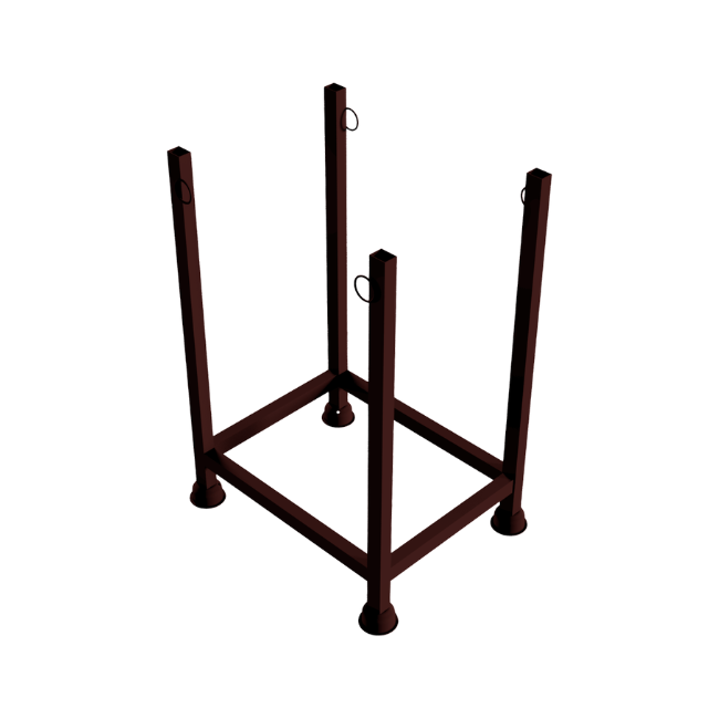 Stapelpalette, 68 x 52 x 100 cm lackiert