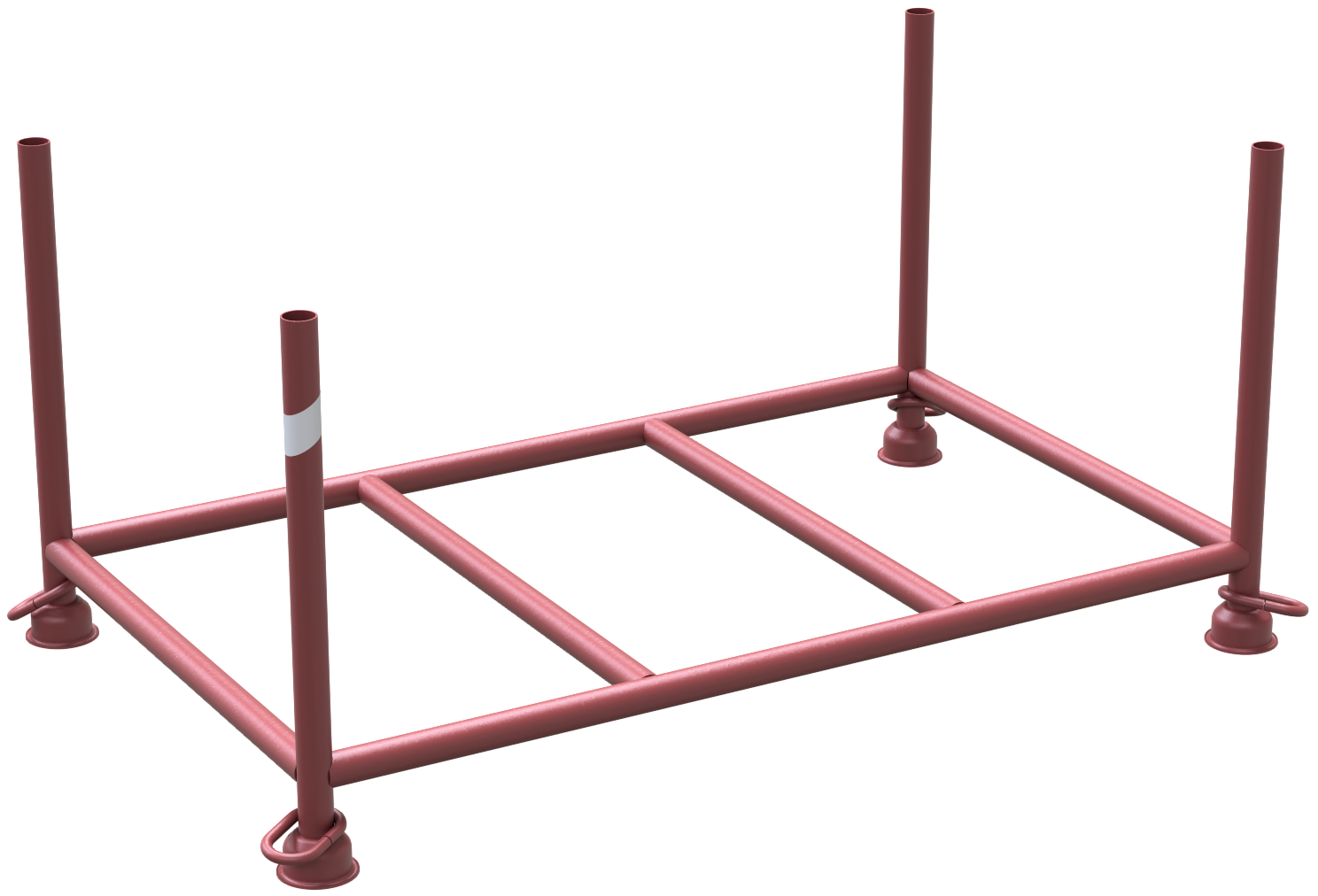 Stapelpalette, 150 x 87 x 60 cm lackiert 