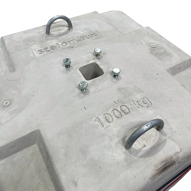 Betonblock / Betongewicht 1 t, 80x80x80 cm 