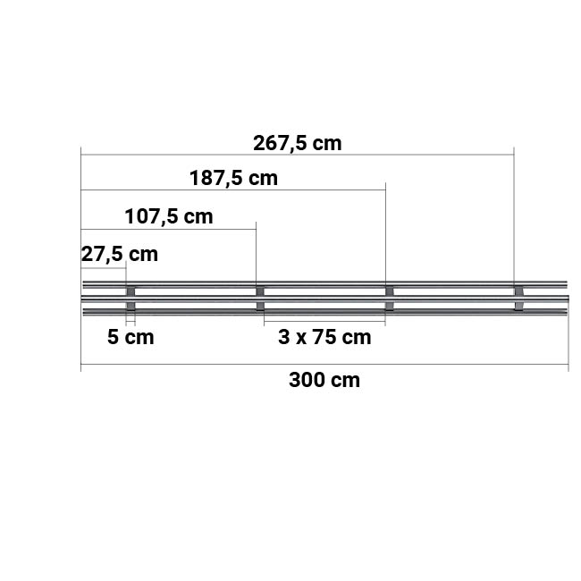Dreieckstütze 3,27 - 3,72 m | bis 111 kN belastbar 