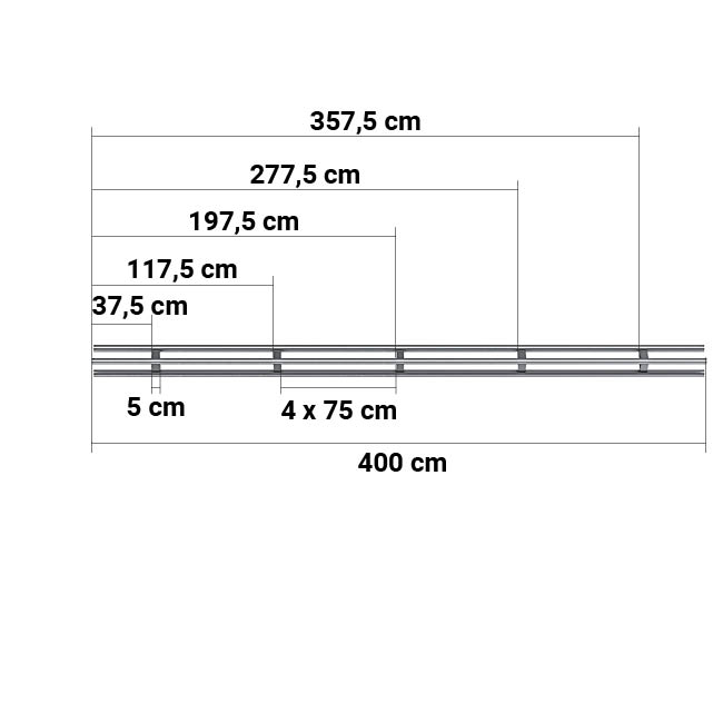 Dreieckstütze 4,27 - 4,72 m | bis 102 kN belastbar, 10 Stück 