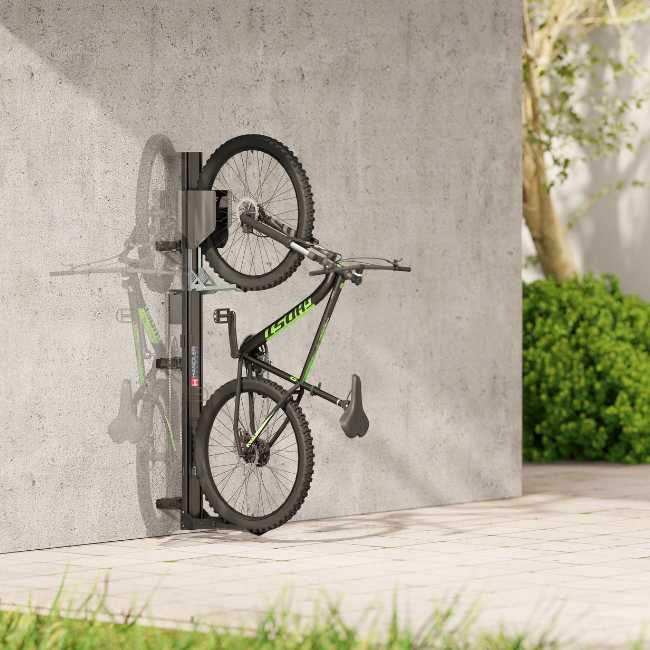 Handler Storage ABL12 Fahrradlift Swivel - Vertikale Fahrradhalterung Wand Grau 
