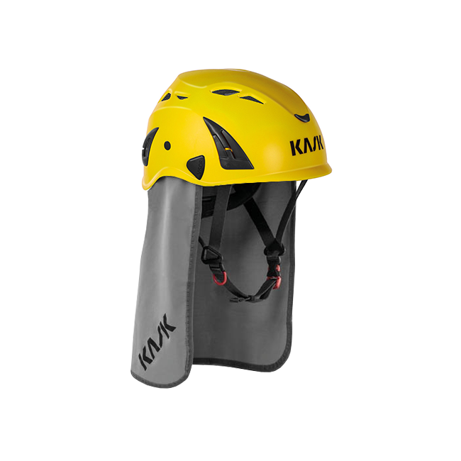 Kask Arbeitsschutzhelm mit Nackenschutz Superplasma AQ, EN 397, Gerüstbauhelm 