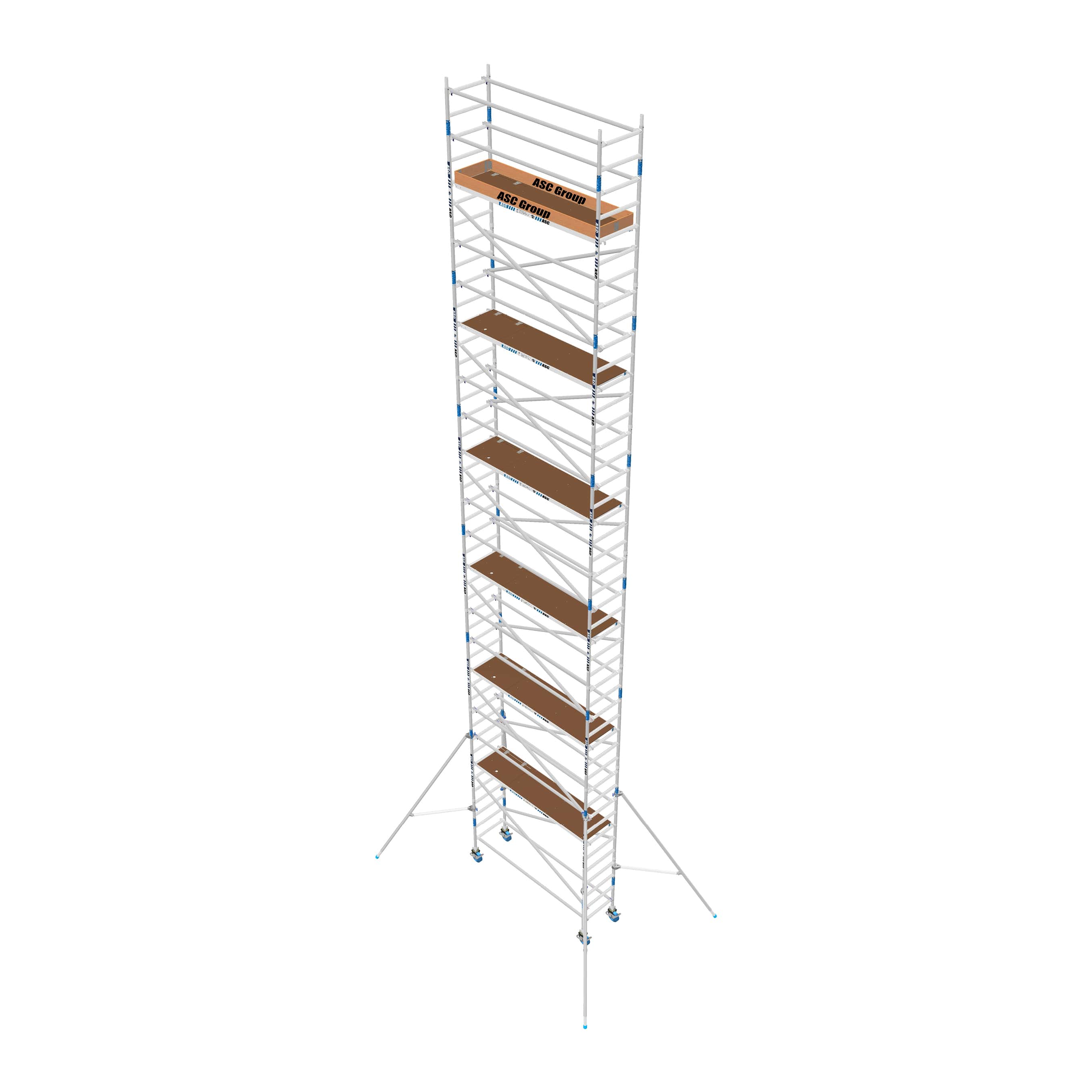 ASC Rollgerüst 75 Quick Lock, Arbeitshöhe 14,3 m 