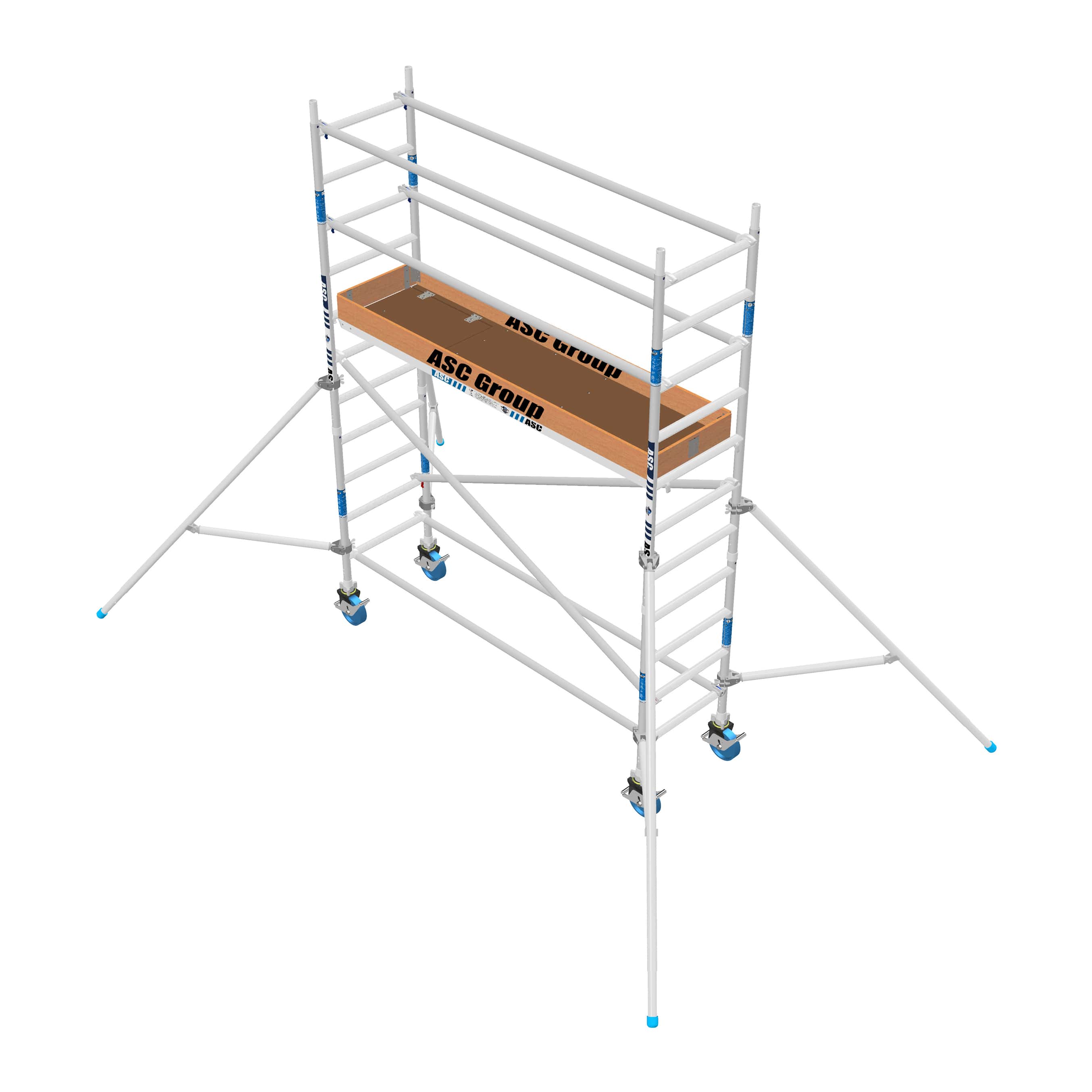 ASC Rollgerüst 75 Quick Lock, Arbeitshöhe 4,3 m 