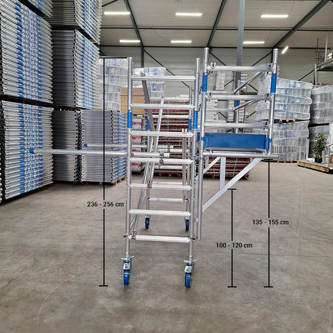 ASC Balkongerüst | Rollgerüst mit Konsole, Arbeitshöhe 3,50 m 