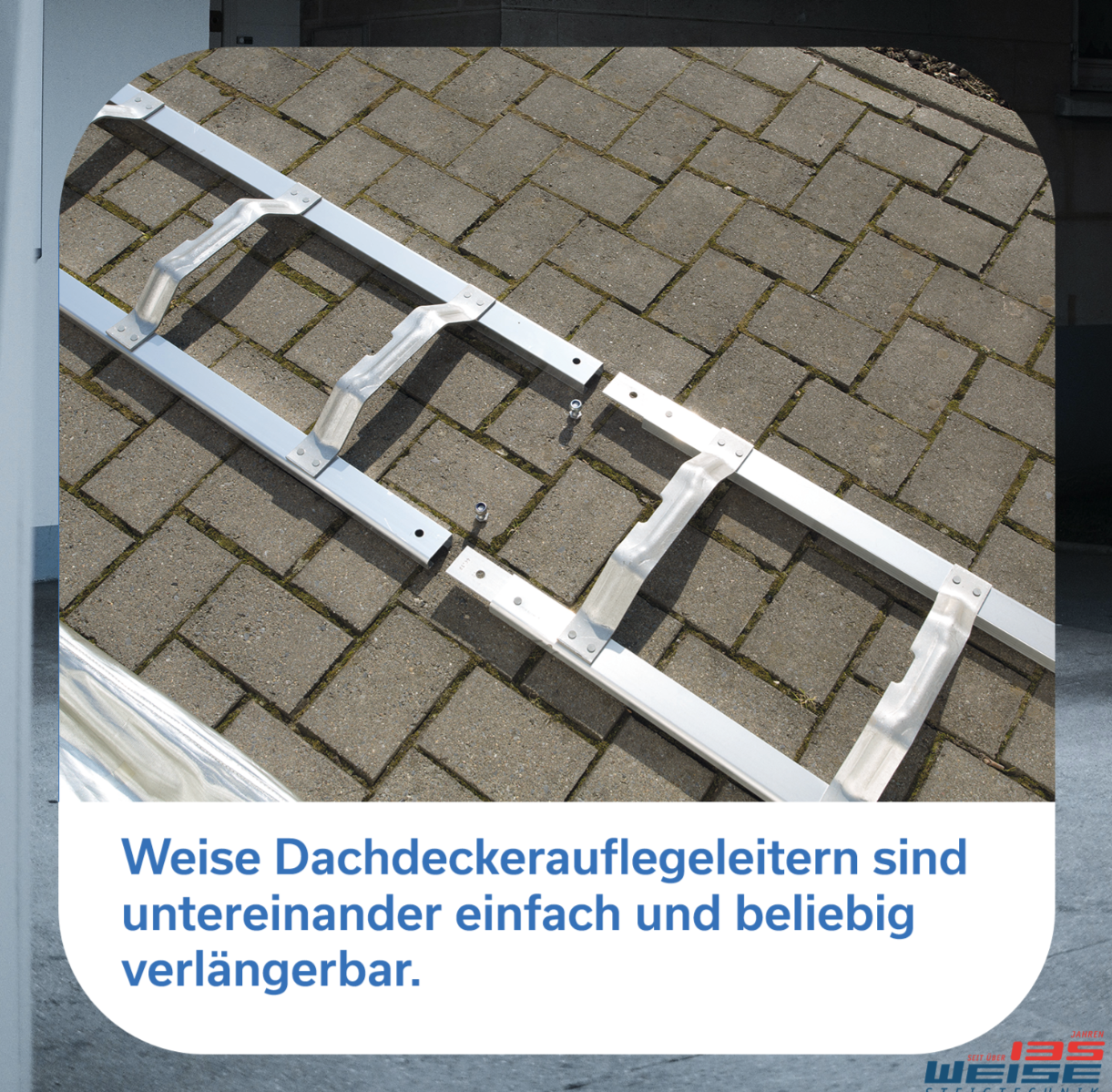 Weise Dachdecker-Auflegeleiter 