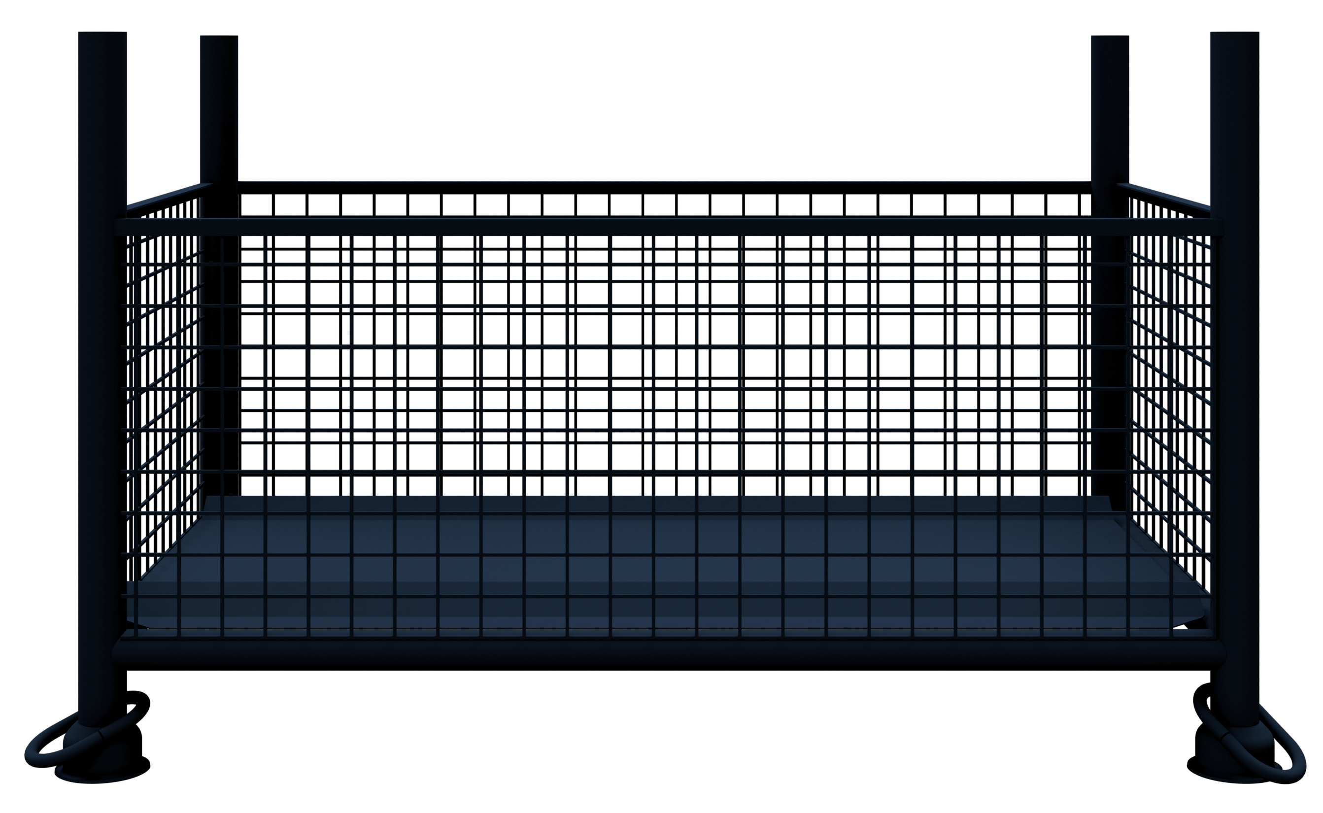 Gitterbox (Gitterboxpalette), 130 x 70 x 70 cm 