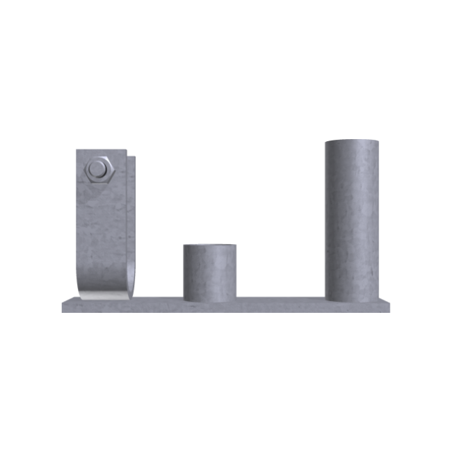 Drehgelenk Bauzauntor 