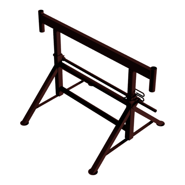 Kurbel-Gerüstbock K1200, lackiert B 1.20 m H 1.20-1.95 m