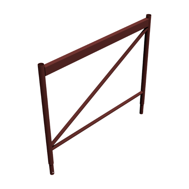 Stirngeländerrahmen (für Gerüstböcke), lackiert 