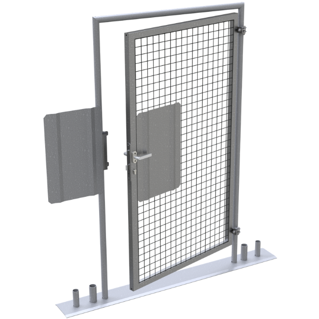 Mobilzaun / Bauzaun Fluchttür 