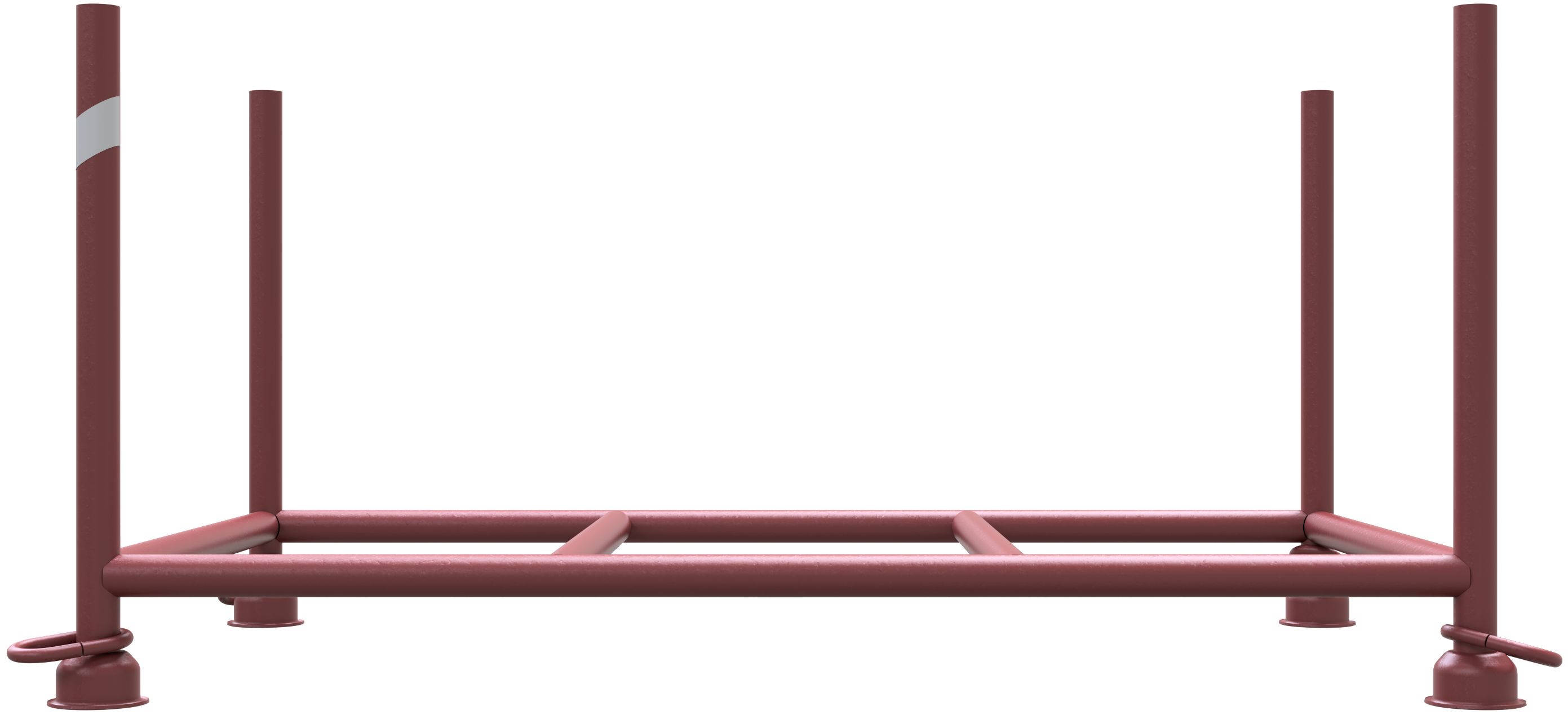 Stapelpalette, 150 x 87 x 60 cm lackiert 
