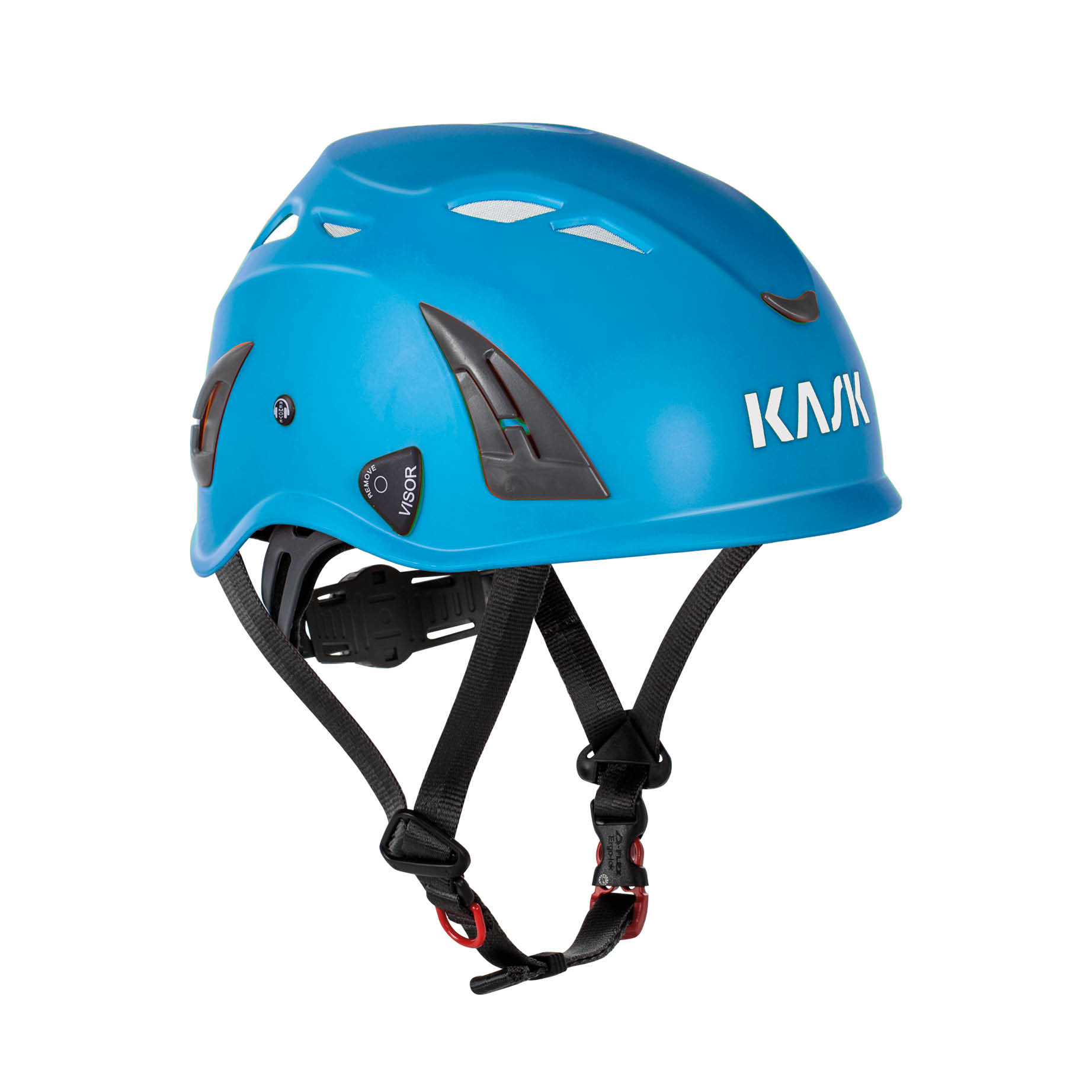 Kask Arbeitsschutzhelm mit Nackenschutz Plasma AQ, EN 397, Gerüstbauhelm 