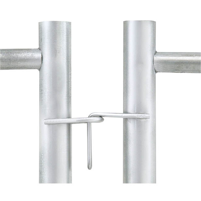 Mobilzaun "Leicht", Element B 3,5 m mit Haken & Öse 