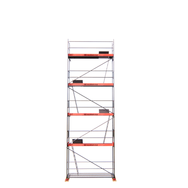 Rux Framescaff Fassadengerüst 41 m² | Komplettes Gerüstpaket - technisch kompatibel zu Layher 
