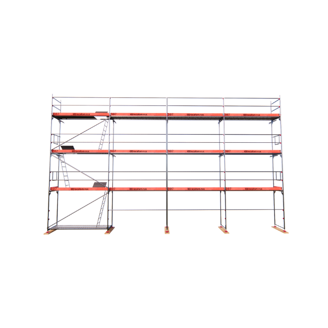 Rux Framescaff Fassadengerüst 108 m² | Komplettes Gerüstpaket - technisch kompatibel zu Layher 