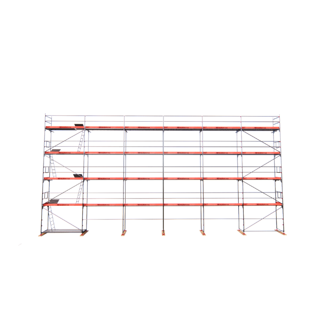 Rux Framescaff Fassadengerüst 194 m² | Komplettes Gerüstpaket - technisch kompatibel zu Layher 