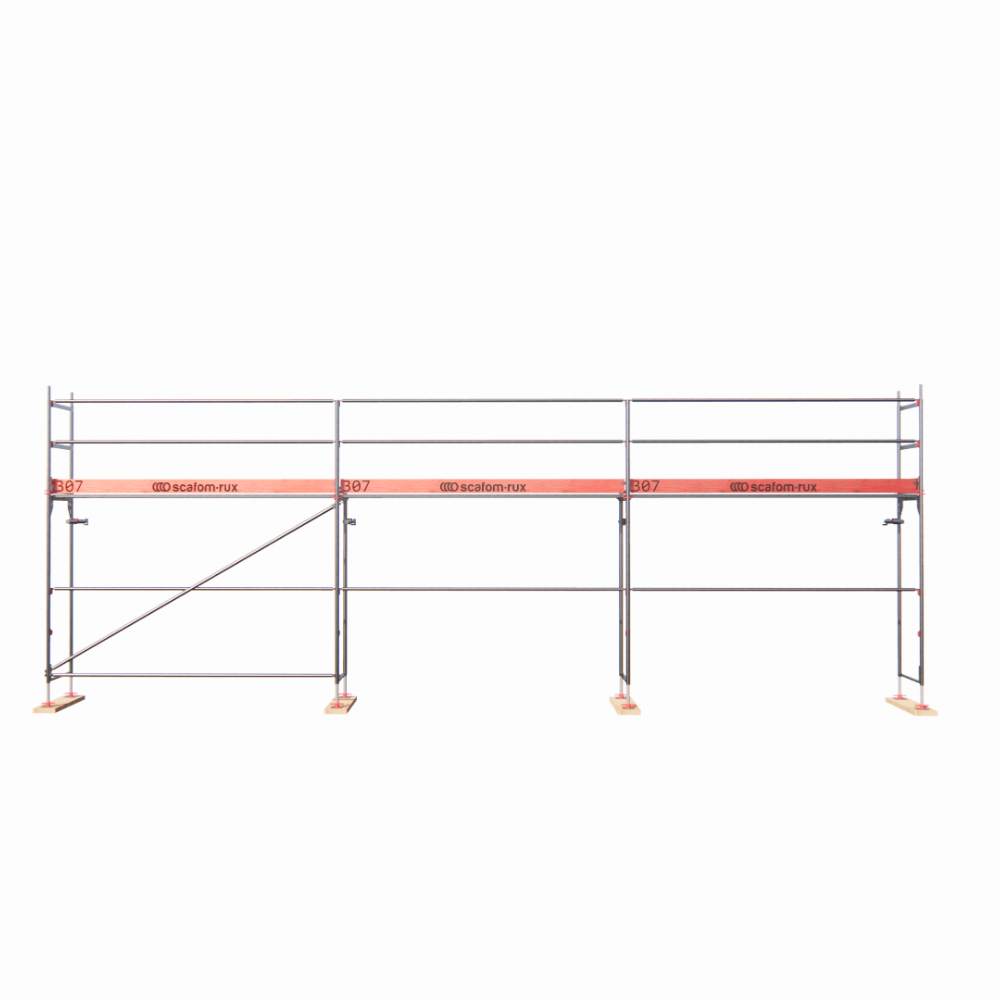 Rux Framescaff Fassadengerüst 41 m² | Komplettes Gerüstpaket - technisch kompatibel zu Layher 