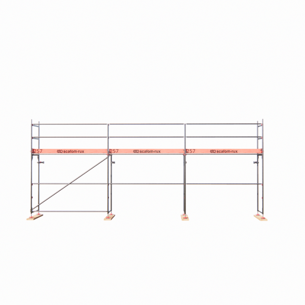 Rux Framescaff Fassadengerüst 35 m² | Komplettes Gerüstpaket - technisch kompatibel zu Layher 