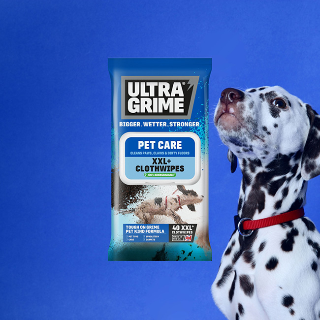 Uniwipe Ultragrime 40 Reinigungstücher, Wipes für Haustierpflege 