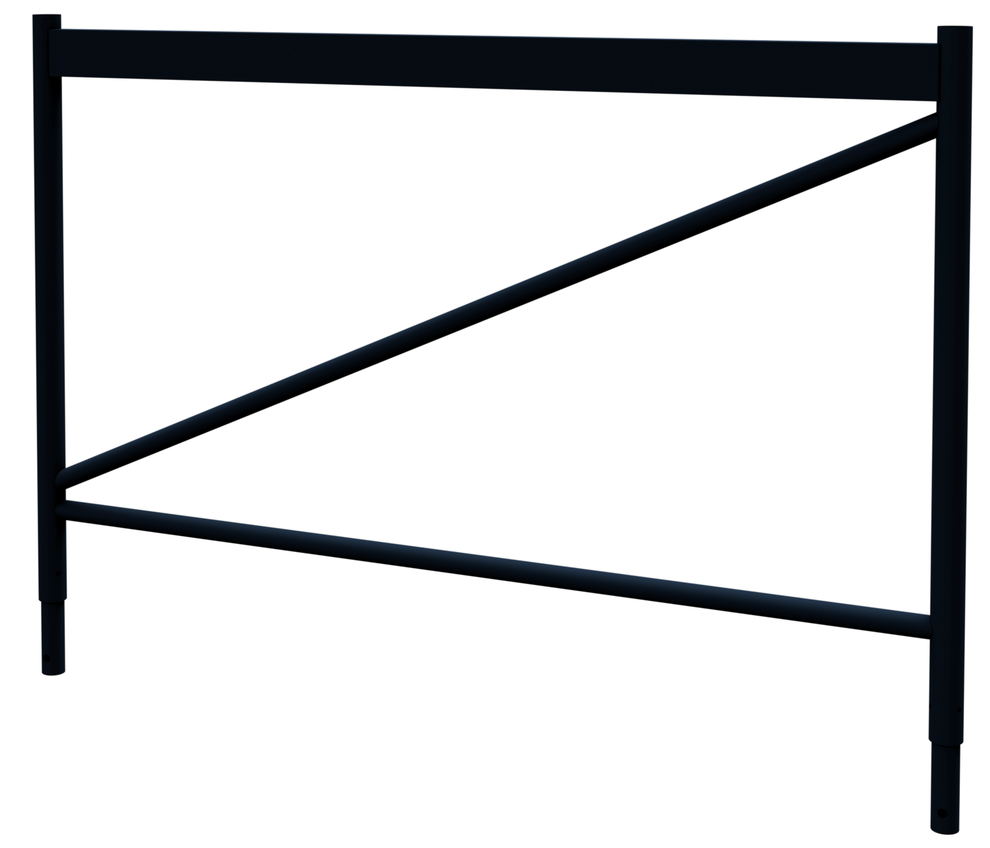 Stirngeländerrahmen (für Gerüstböcke), lackiert 