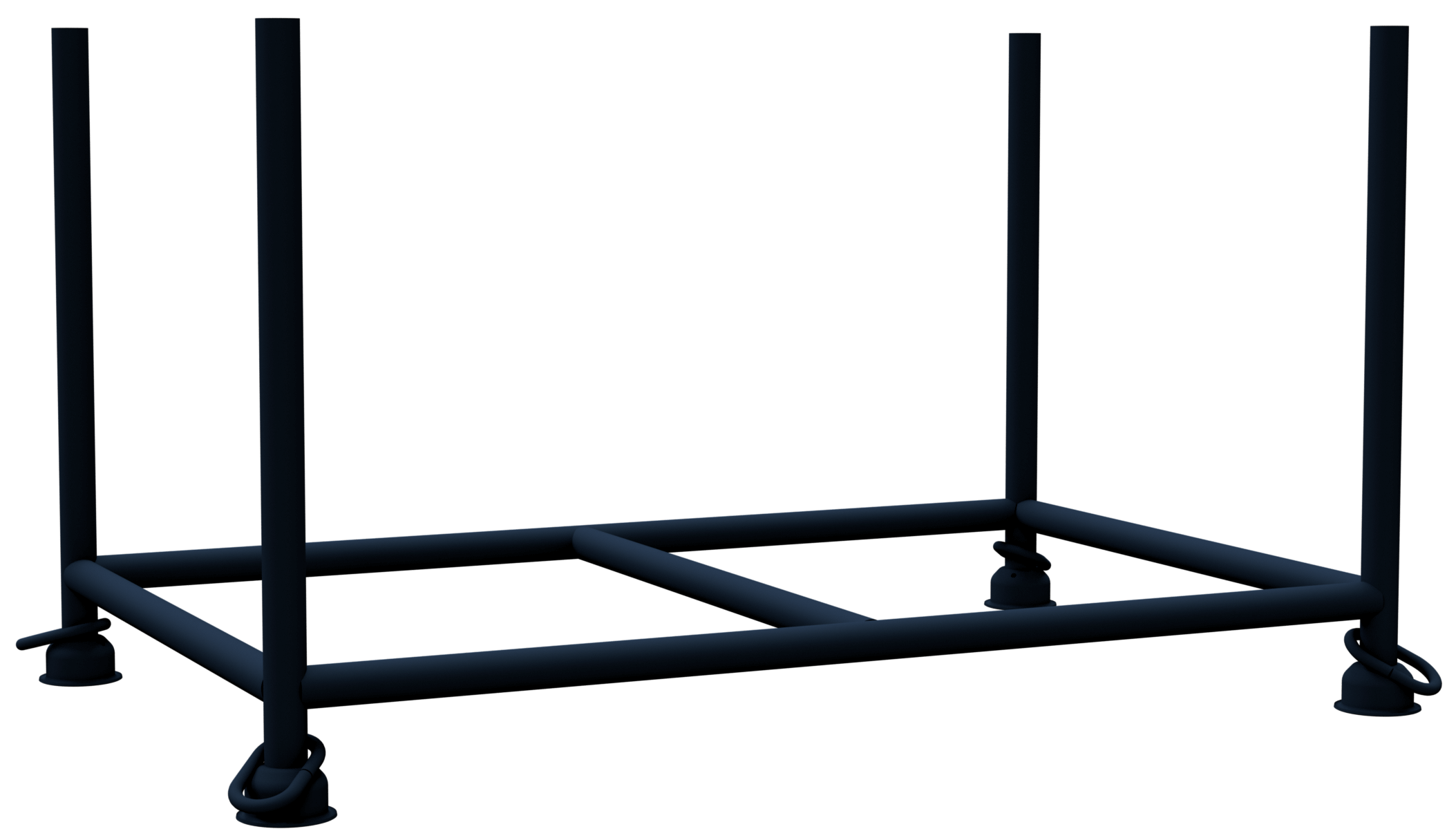 Stapelpalette, 143 x 87 x 70 cm verzinkt