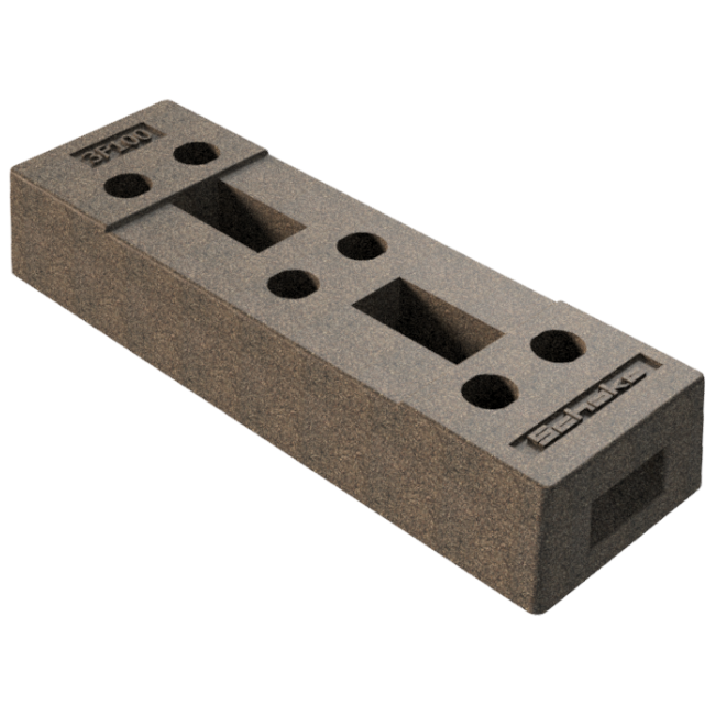 Bauzaunfuß aus Beton 